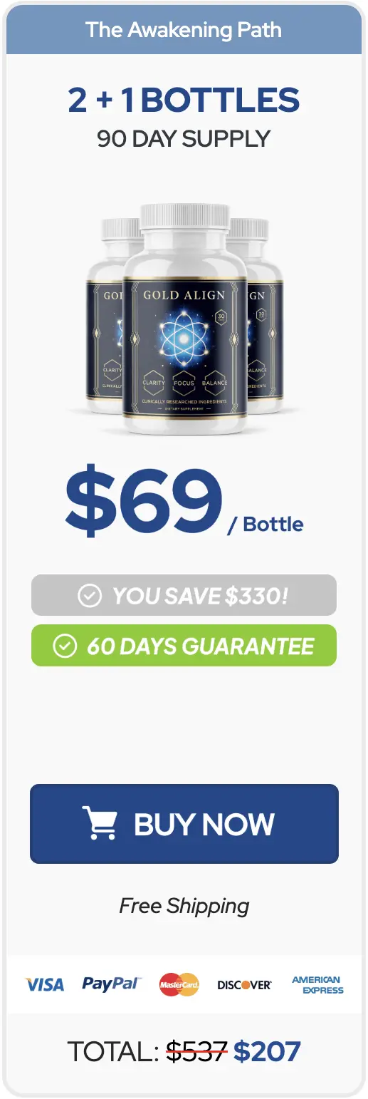 Gold Align 3 Bottles