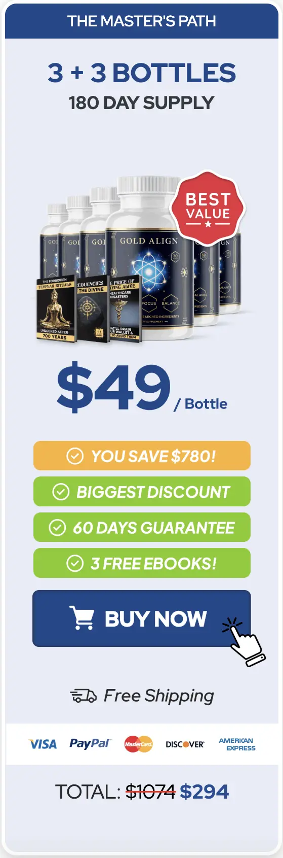 Gold Align 6 Bottles